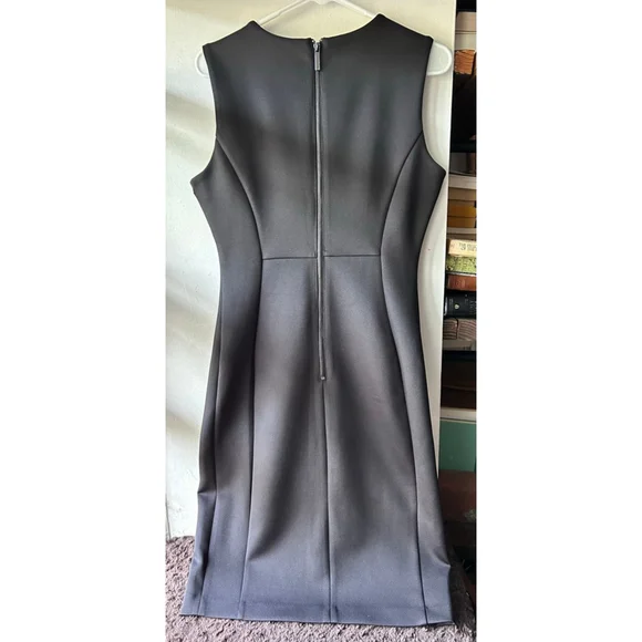 Women's Calvin Klein Black Sleeveless Dress Size 8 - Picture 5 of 5